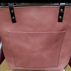 Portland Leather Company Blossom medium zipper tote.